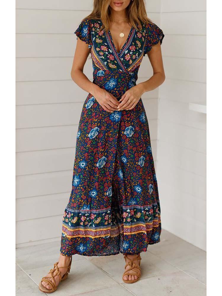 Summer Boho Maxi Dress