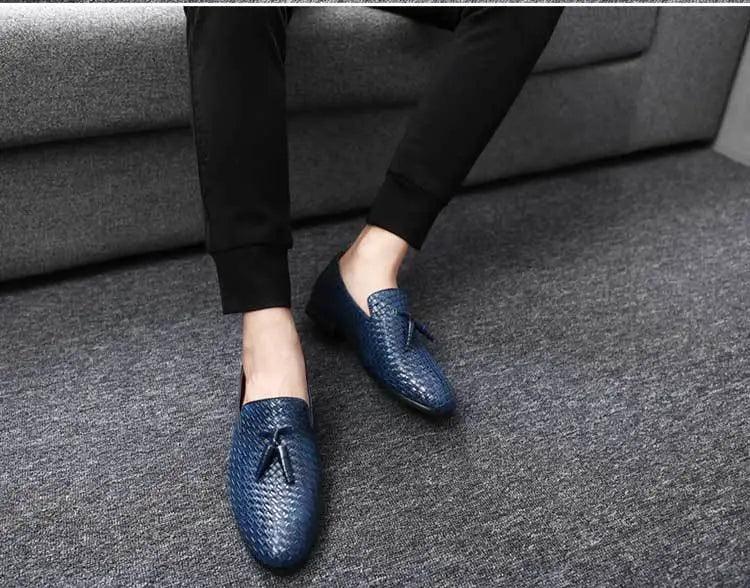 Squamo Luxury Leather Moccasins Loafers - The Trendy