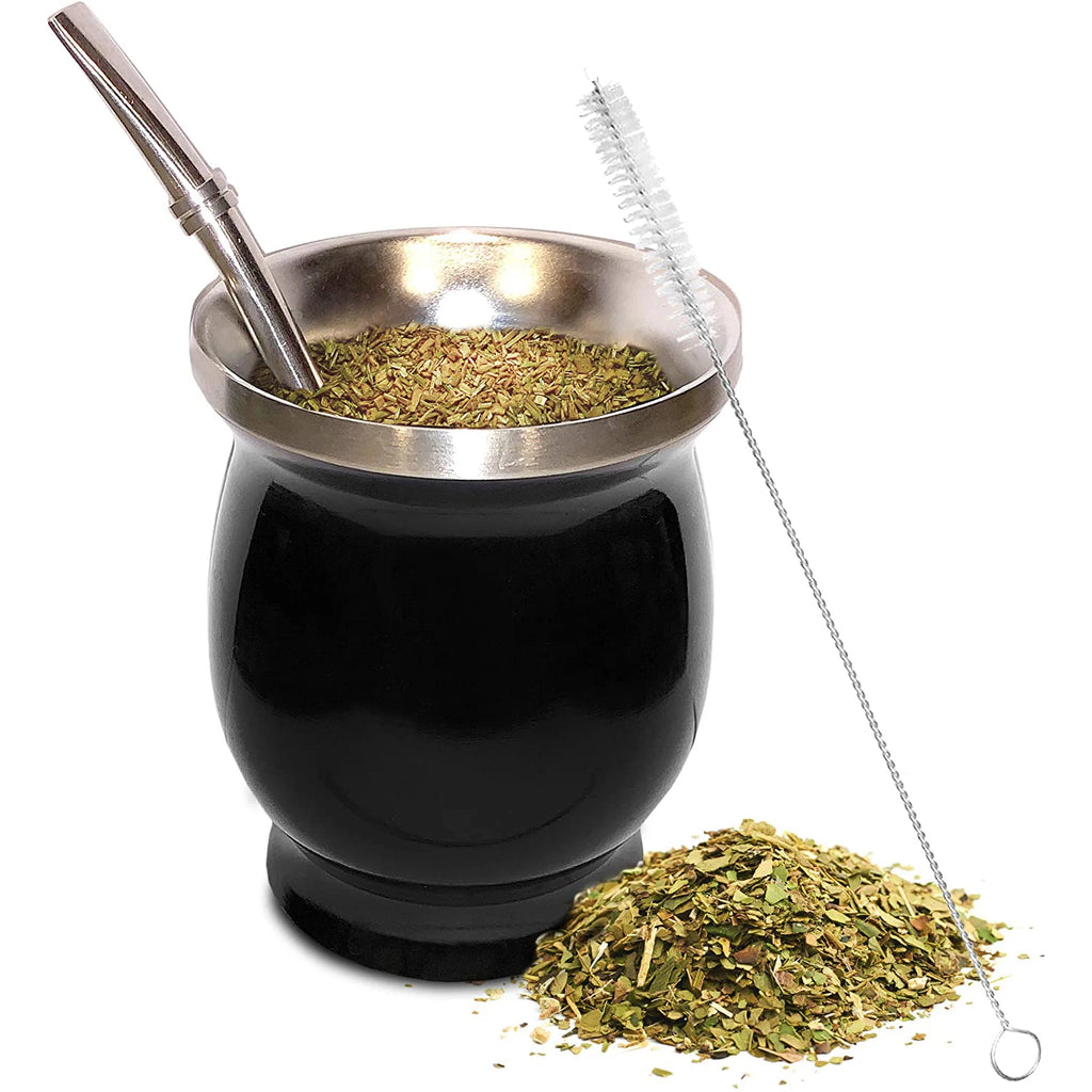Yerba Mate Gourd Cup Bombilla