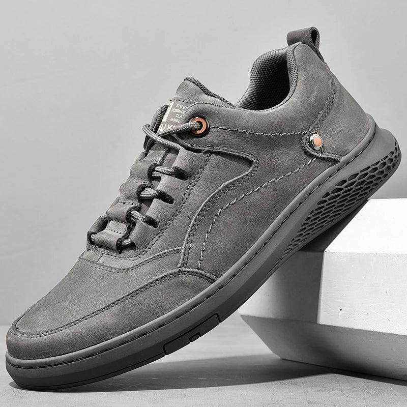 Sano Men Leather Sneakers - The Trendy