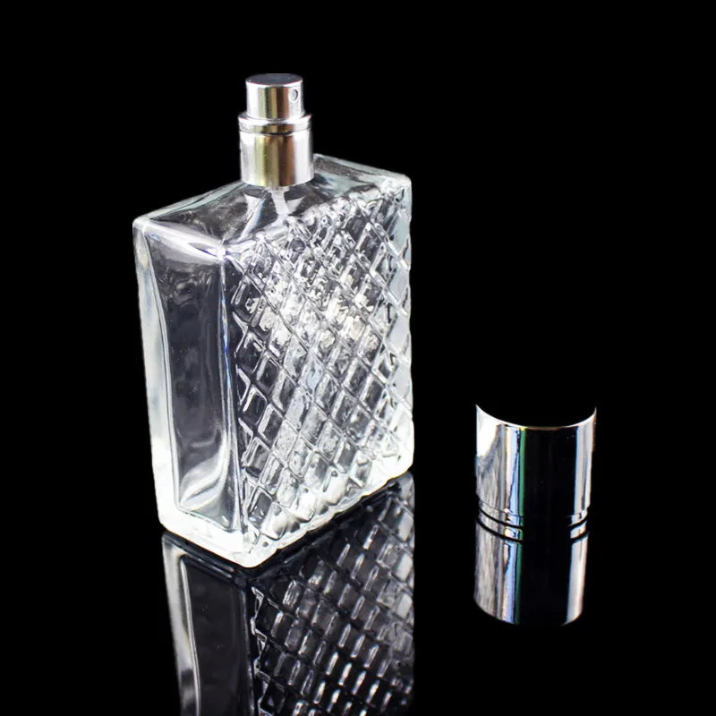 Transparent 100ml Refillable Perfume Bottle