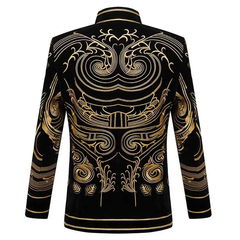 Luxury Gold Baroque Blazer - The Trendy