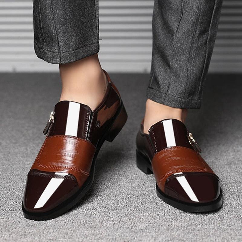 Sethan Oxford Slip On Formal Shoes - The Trendy