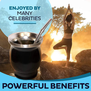 Yerba Mate Gourd Cup Bombilla