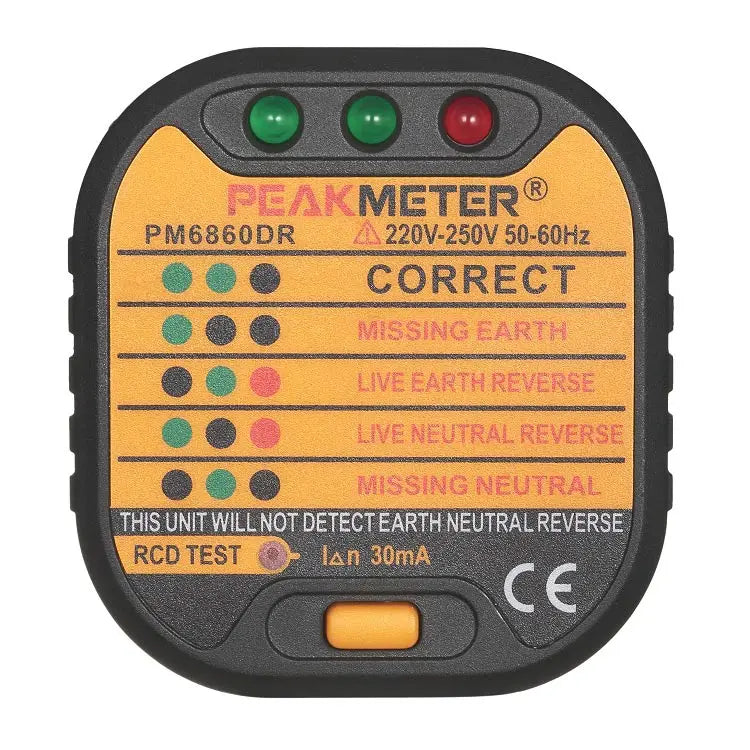 Earth grounding socket tester