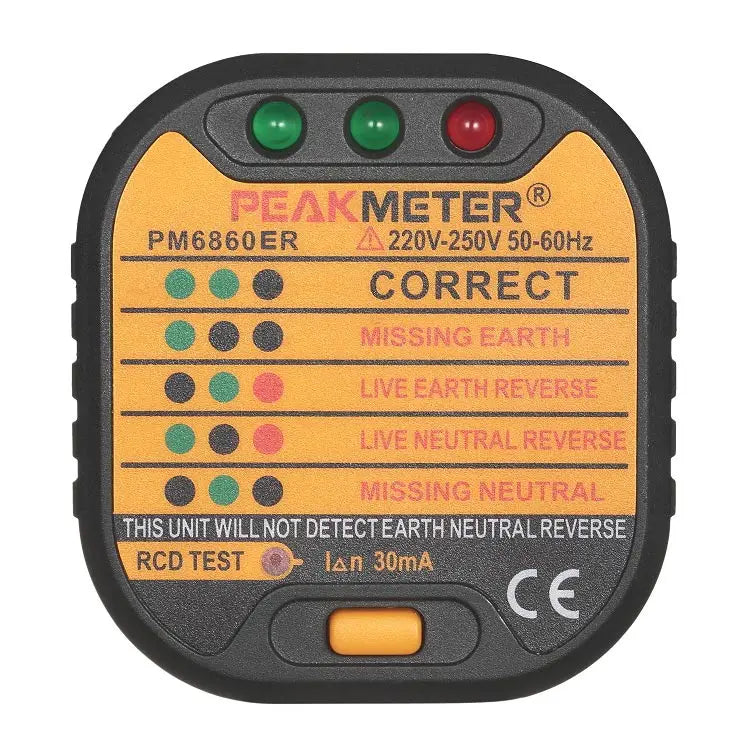 Earth grounding socket tester