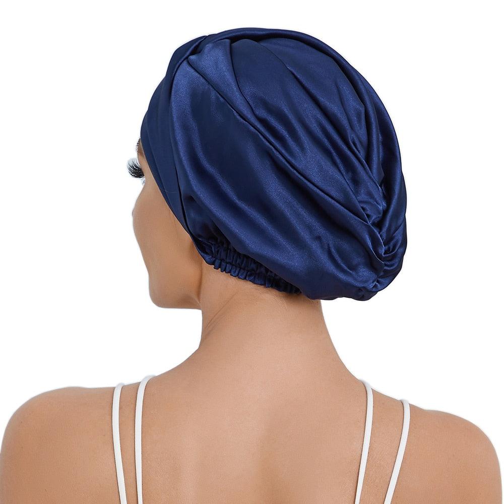 Women Satin Sleep Cap Bonnet - The Trendy