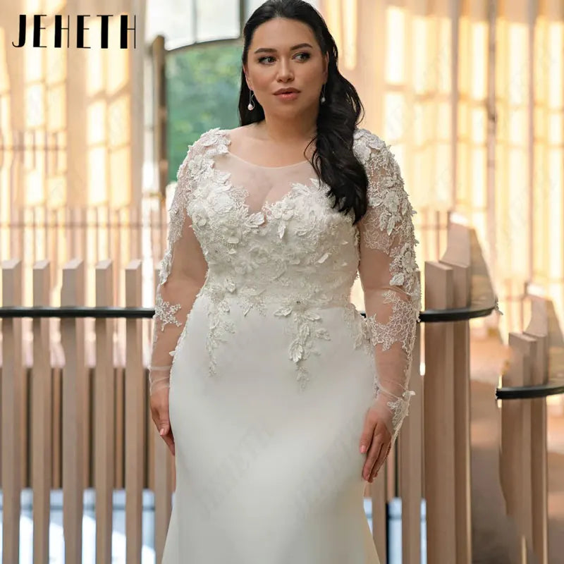 Women Plus Size Wedding Bridal Dress