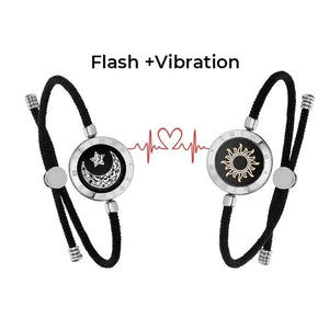 Long Distance Couple Light up and Vibrate Bracelets