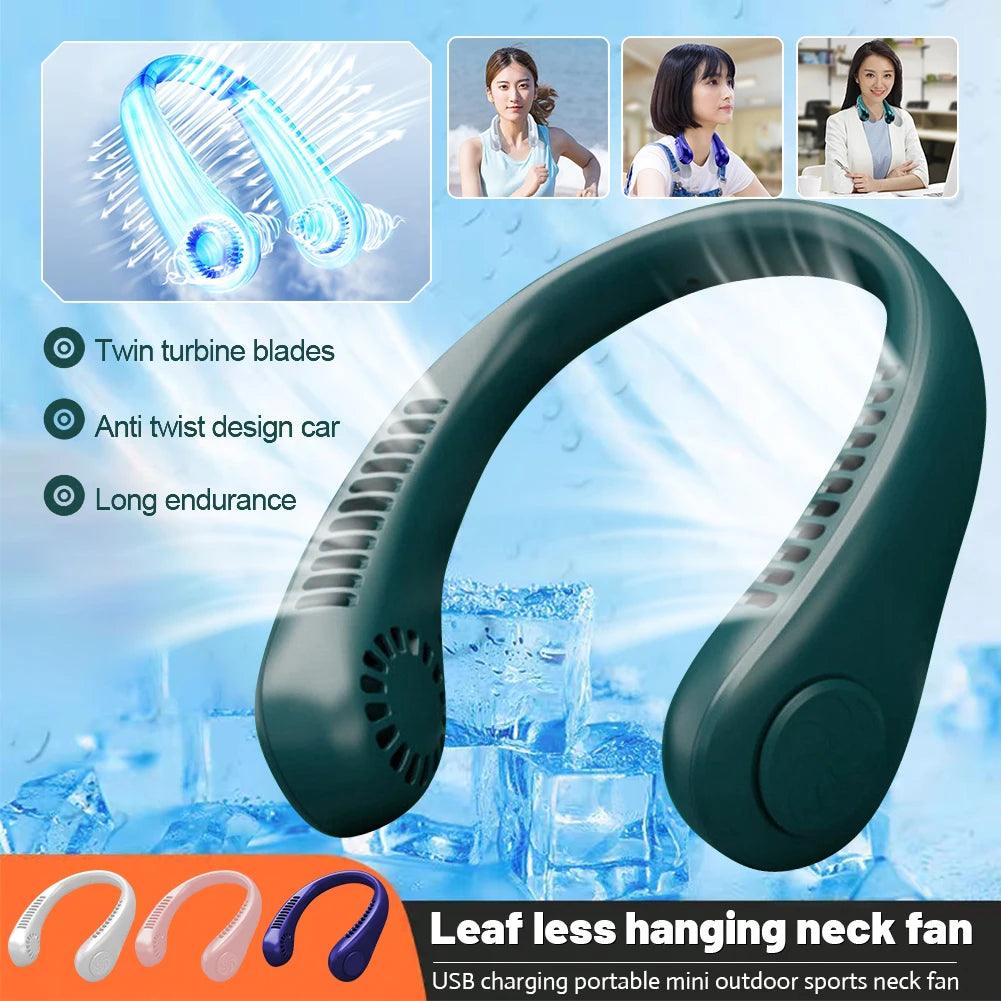 Portable Neck Hanging Cooling Fan - The Trendy