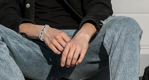 Titanium Hematite Magnetic Therapy Bracelet
