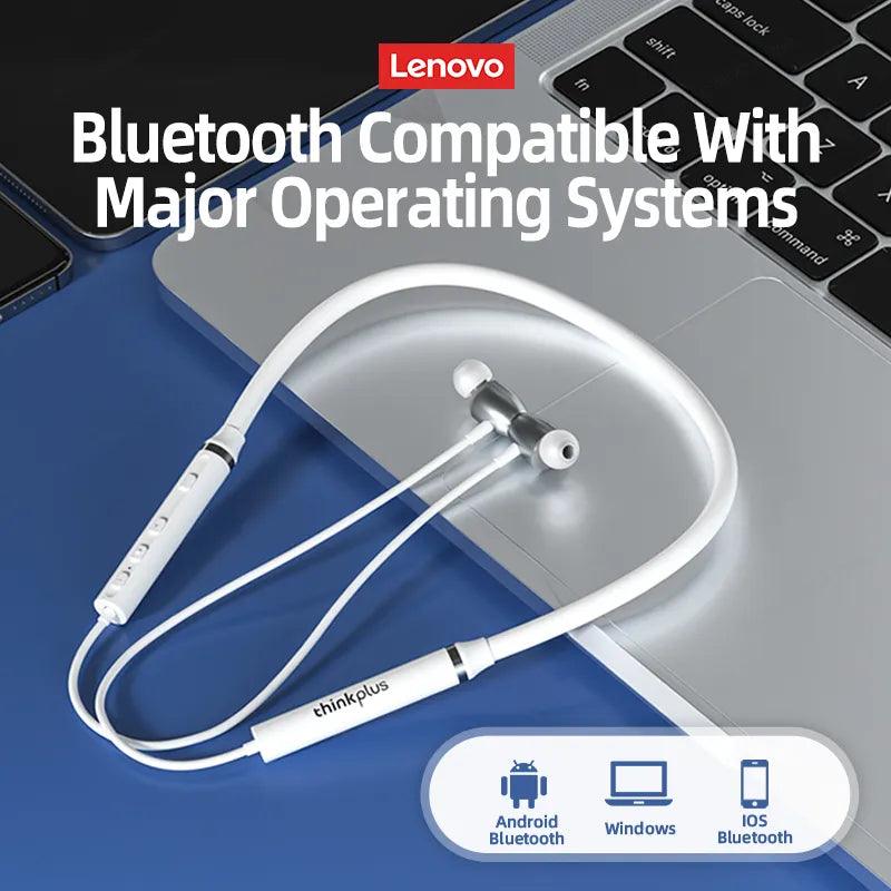 Lenovo Neckband Bluetooth Earbuds Earphones - The Trendy