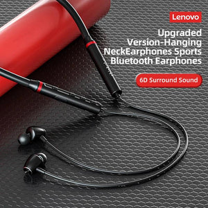 Lenovo Neckband Bluetooth Earbuds Earphones - The Trendy