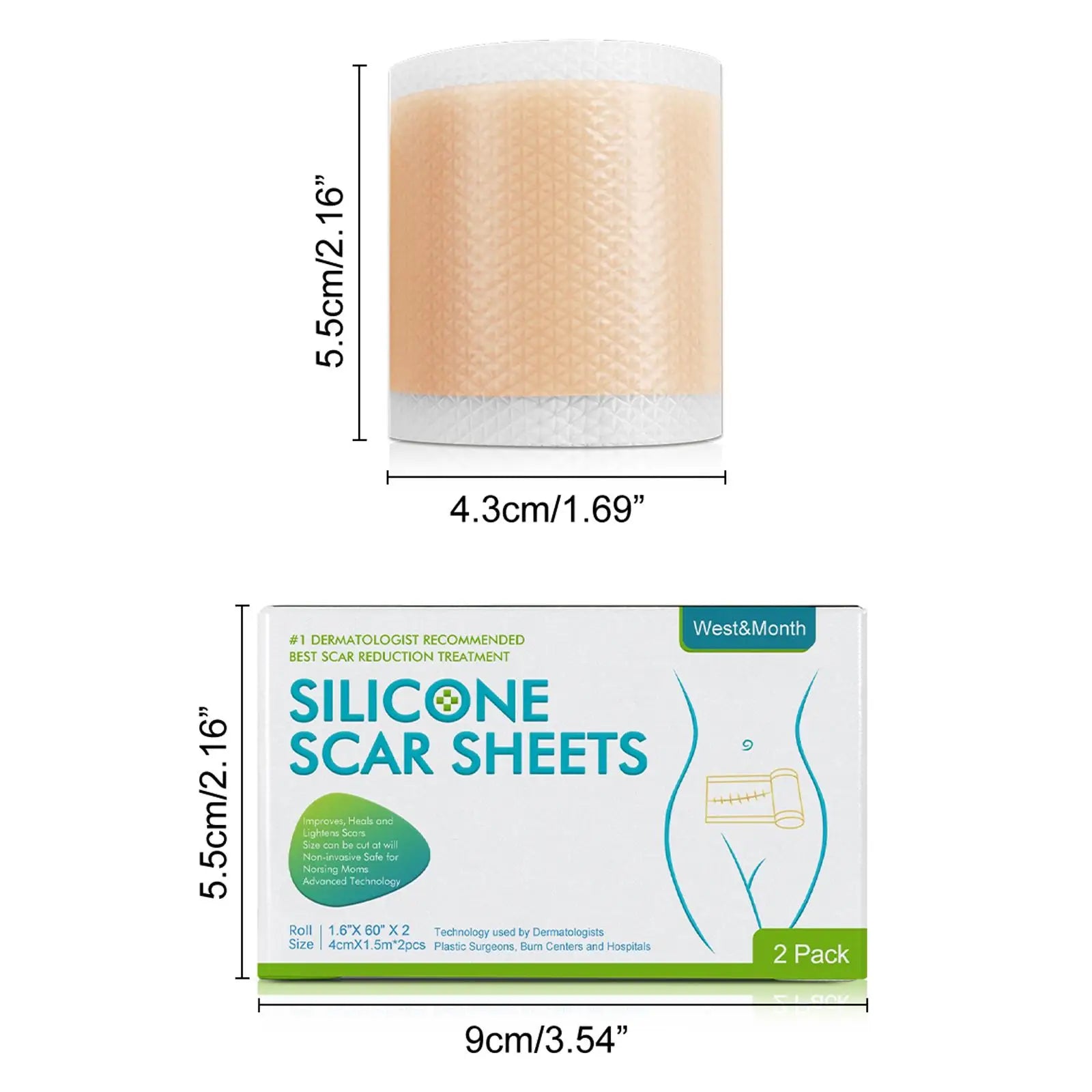 Silicone Scar Tape Sheets