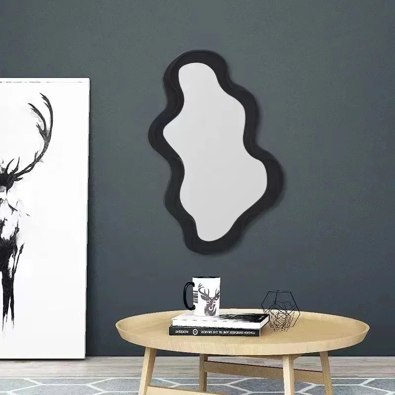 Squiggly Cloud Curved Mirror