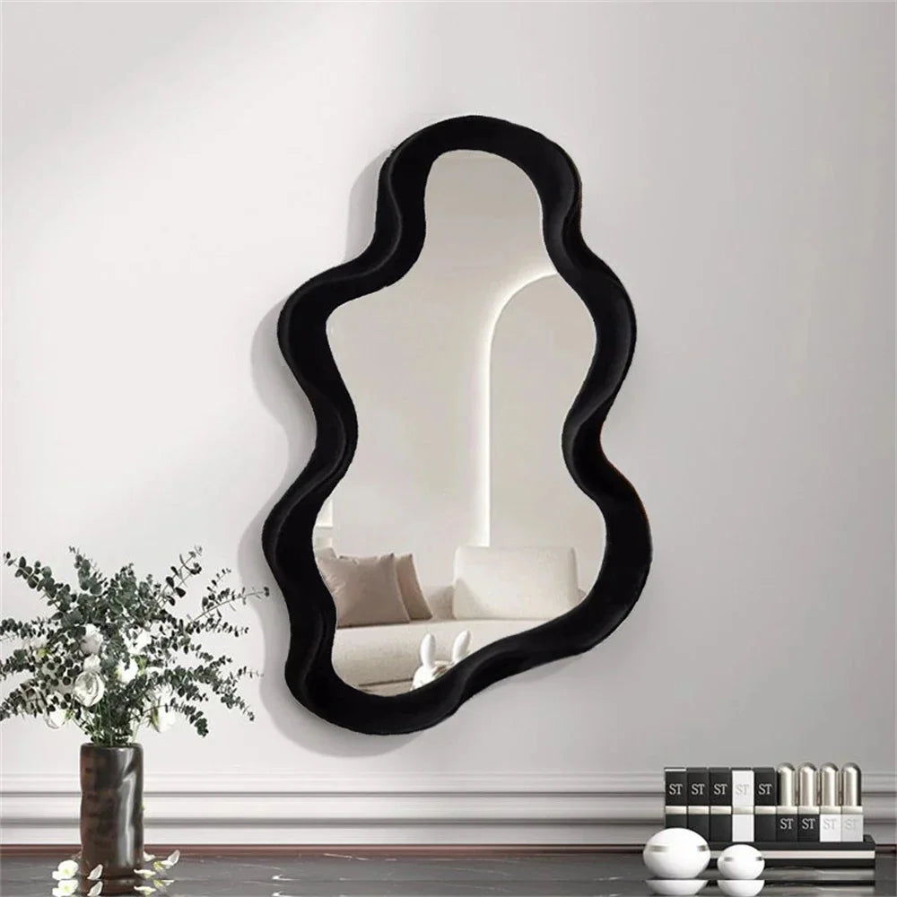 Squiggly Cloud Curved Mirror