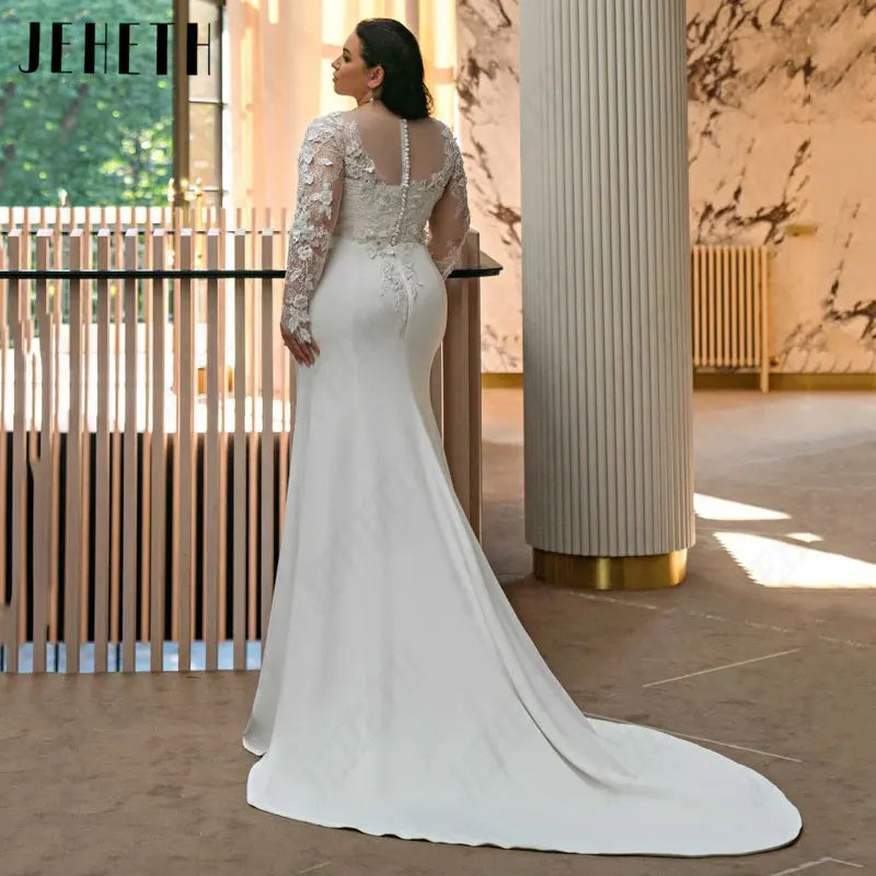 Women Plus Size Wedding Bridal Dress