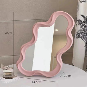 Squiggly Cloud Curved Mirror