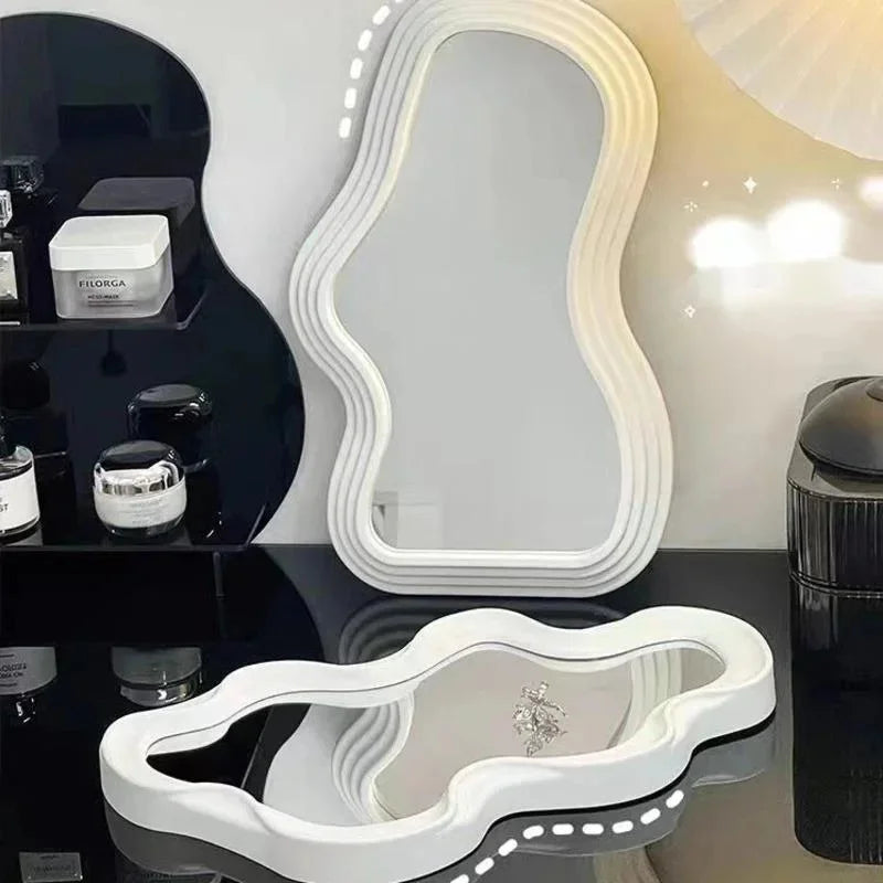 Squiggly Cloud Curved Mirror