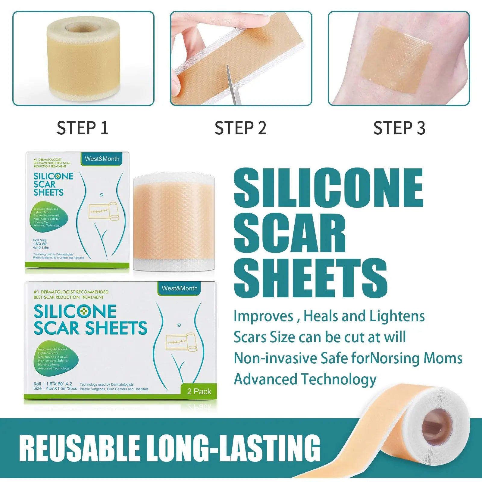 Silicone Scar Tape Sheets