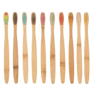 Natural Bamboo Toothbrush Set - The Trendy