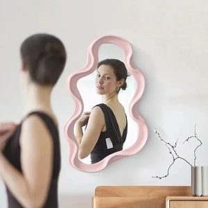 Squiggly Cloud Curved Mirror