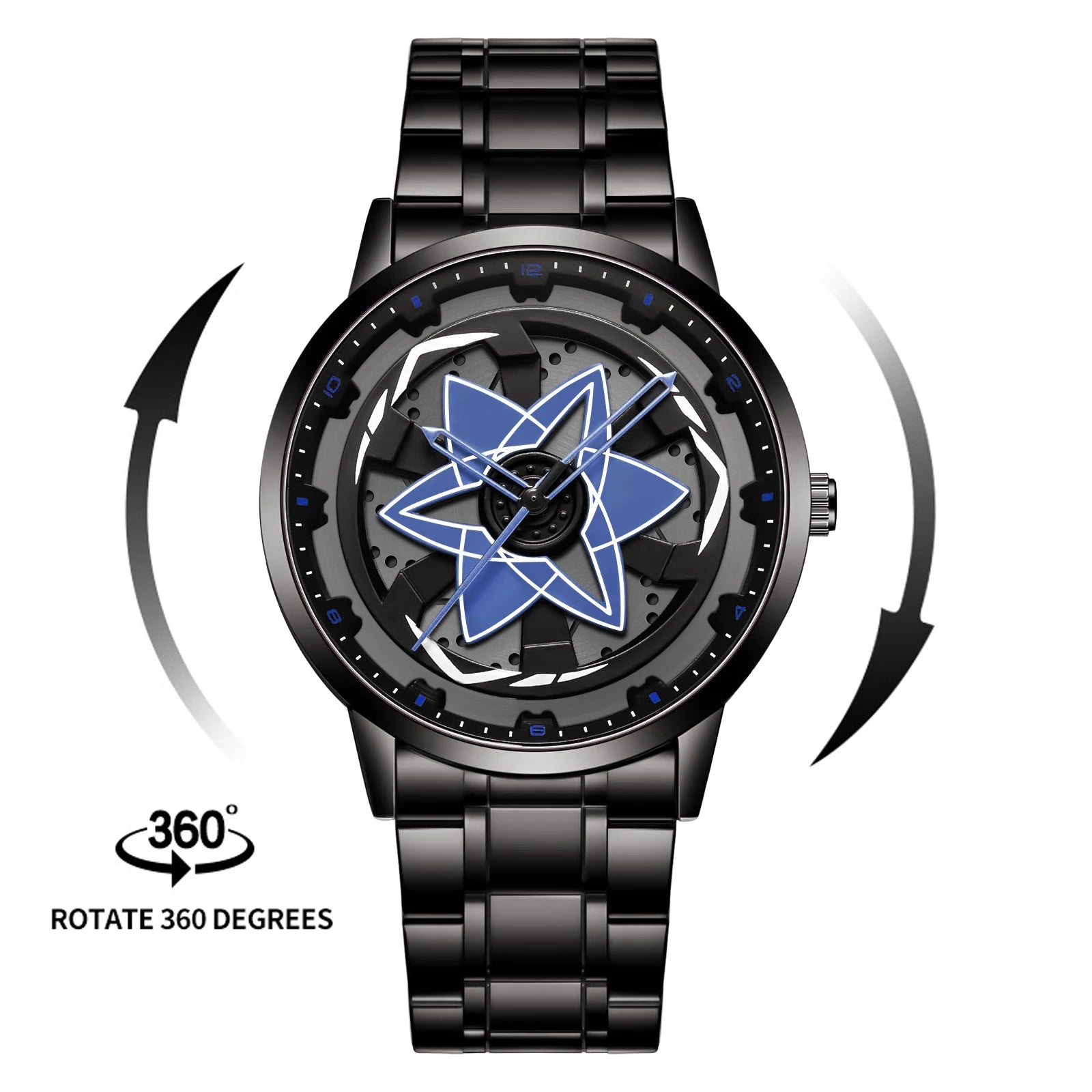 Sasuke Uchiha Sharingan Spinning Watch