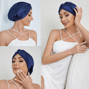 Women Satin Sleep Cap Bonnet - The Trendy