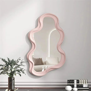 Squiggly Cloud Curved Mirror