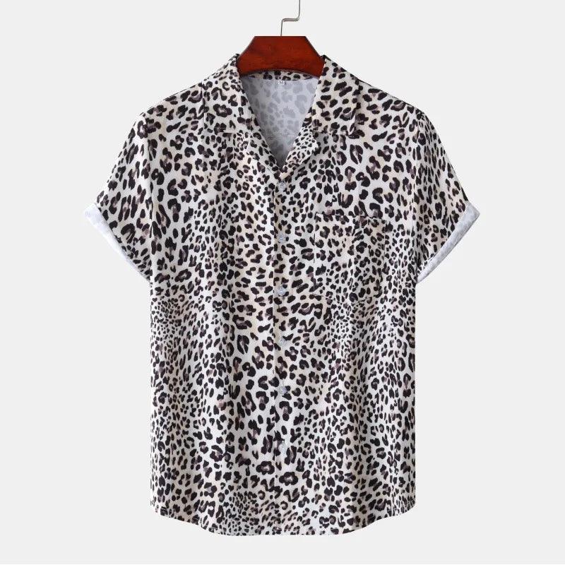 Leopard Spots Men Hawaiian Shirt - The Trendy