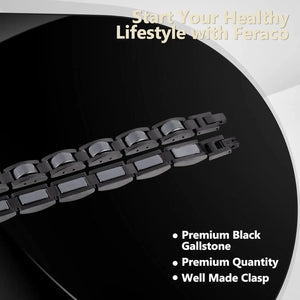 Titanium Hematite Magnetic Therapy Bracelet