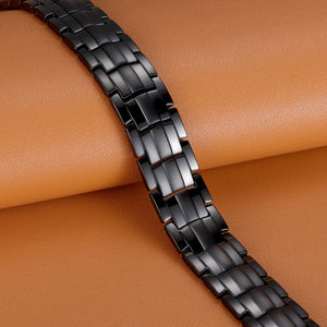Steel Geranium Magnetic Therapy Bracelet