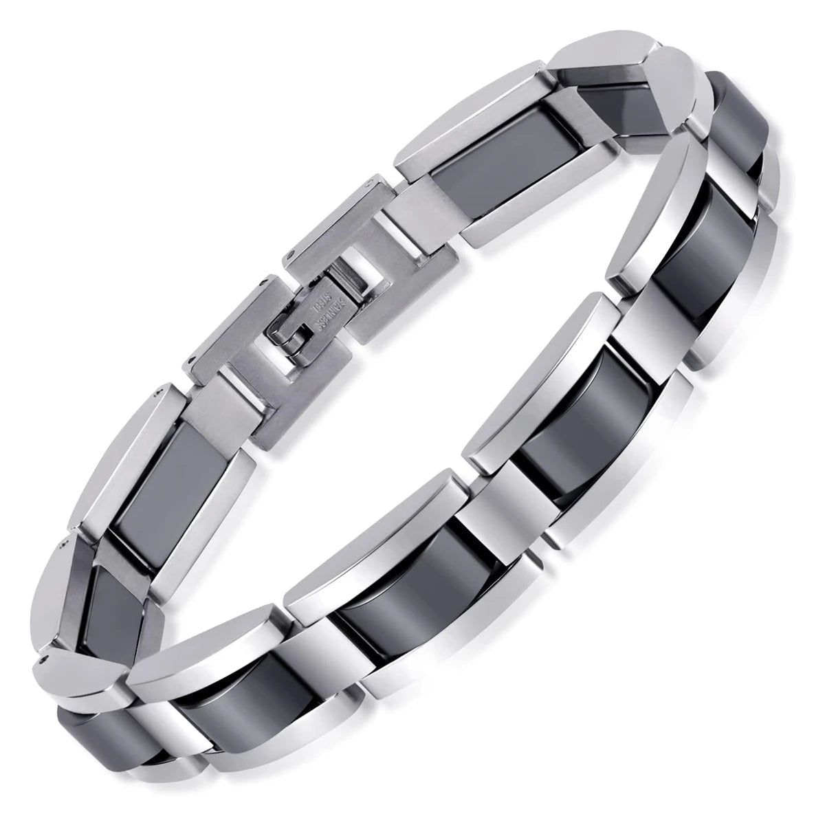Titanium Hematite Magnetic Therapy Bracelet