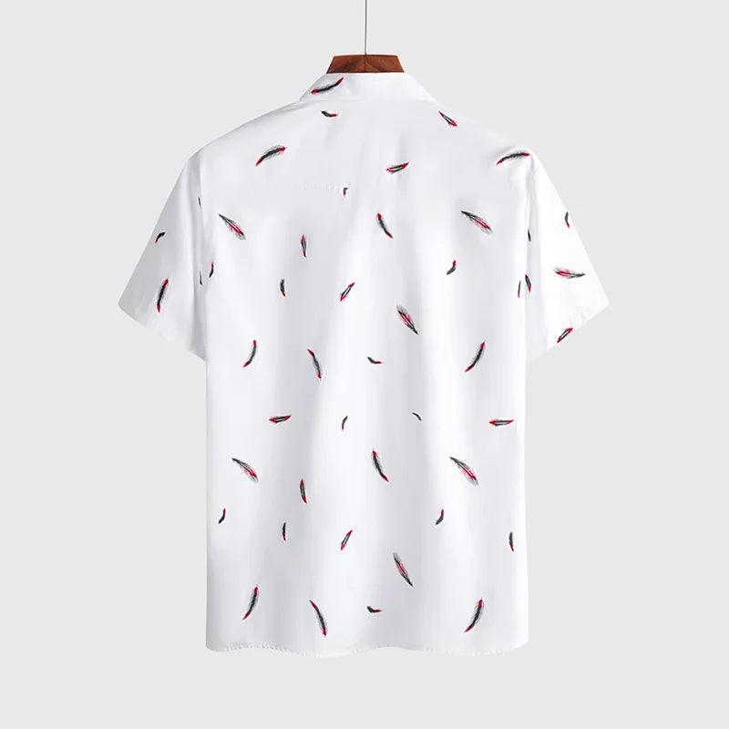 Feather Hawaiian Men Shirt - The Trendy