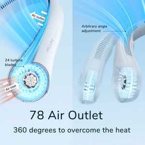 Jisu Portable Wireless Neck Fan