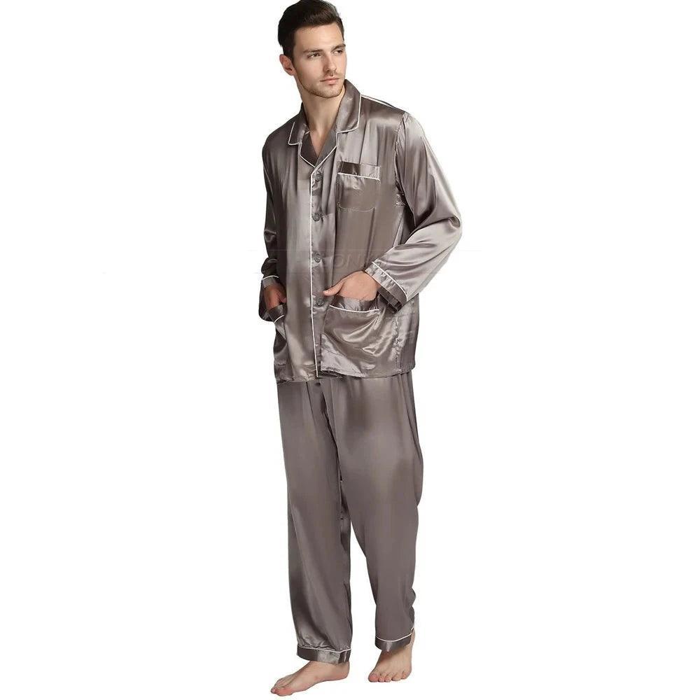 Lonty Men Silk Pyjamas - The Trendy