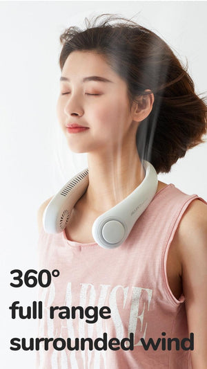 Jisu Portable Wireless Neck Fan - The Trendy