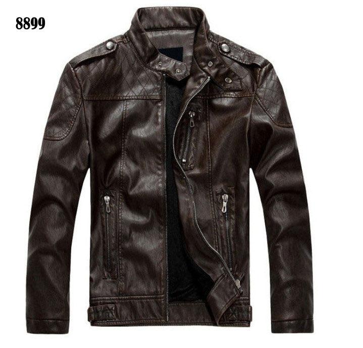 Favocent Men Motorcycle Leather Jacket - The Trendy