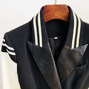 Dressy Women's Leather Jacket - The Trendy