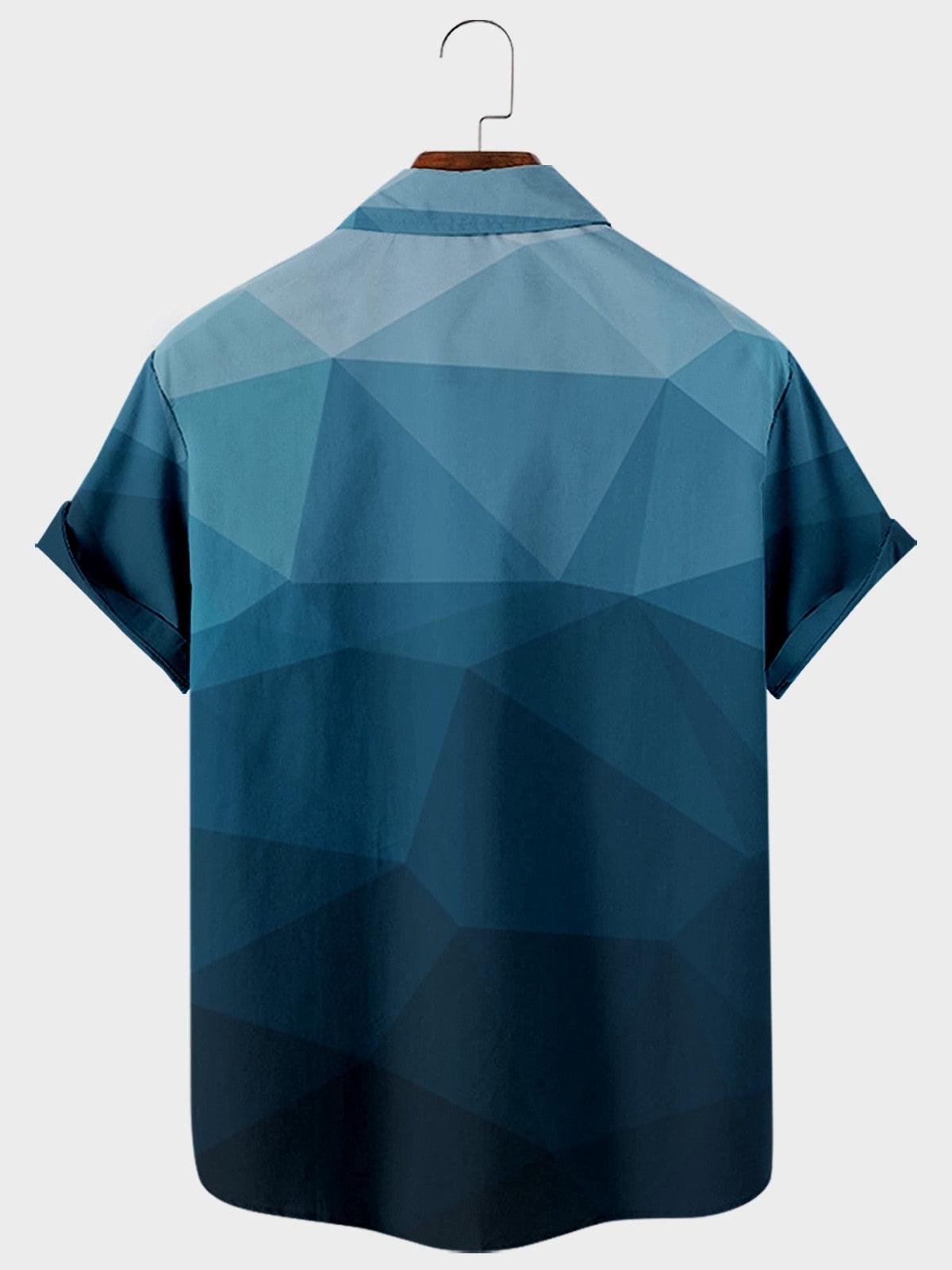 Hexa Men Short Sleeve Shirt - The Trendy