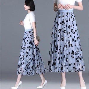 Women Long Gauze Skirt - The Trendy