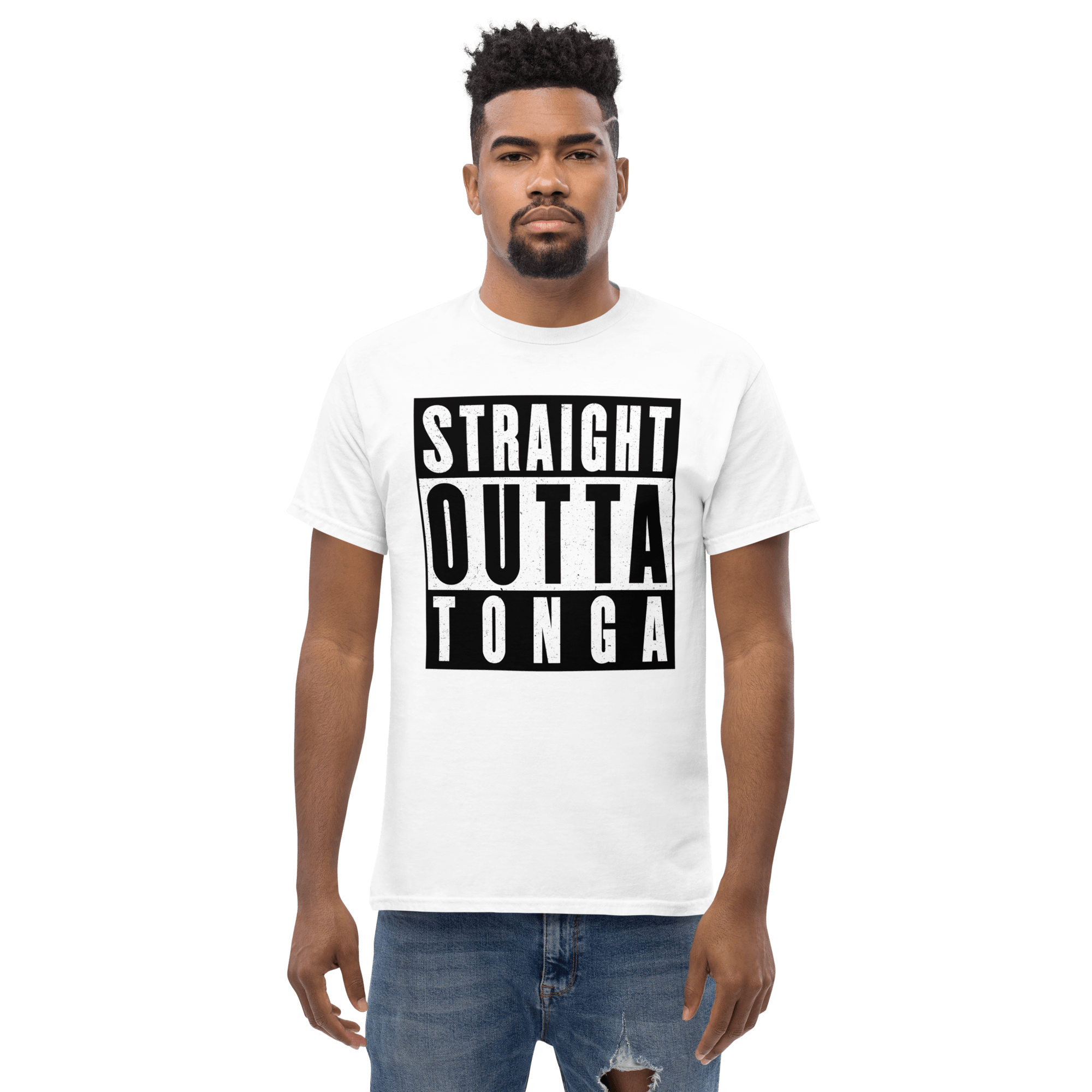 Straight Outta Tonga Men Shirt - The Trendy