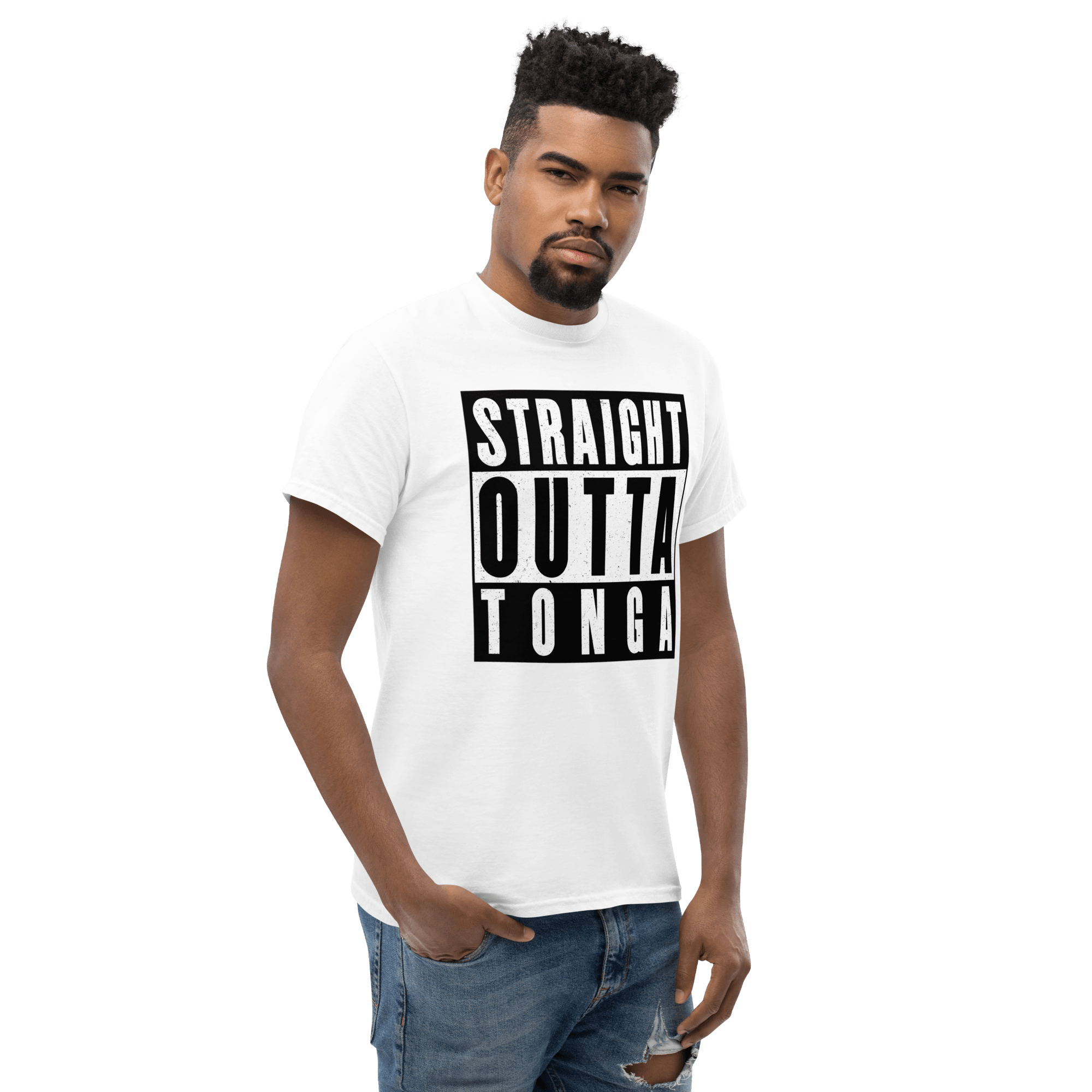 Straight Outta Tonga Men Shirt - The Trendy