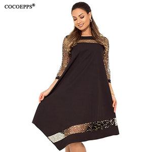 Cocoepps Sequinced Laced Dress - The Trndy