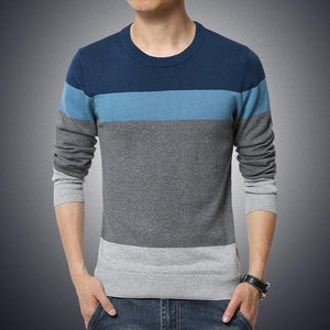Sinique Striped Casual Sweater - The Trendy