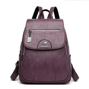 Maylia Leather Backpack - The Trendy