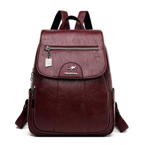 Maylia Leather Backpack - The Trendy