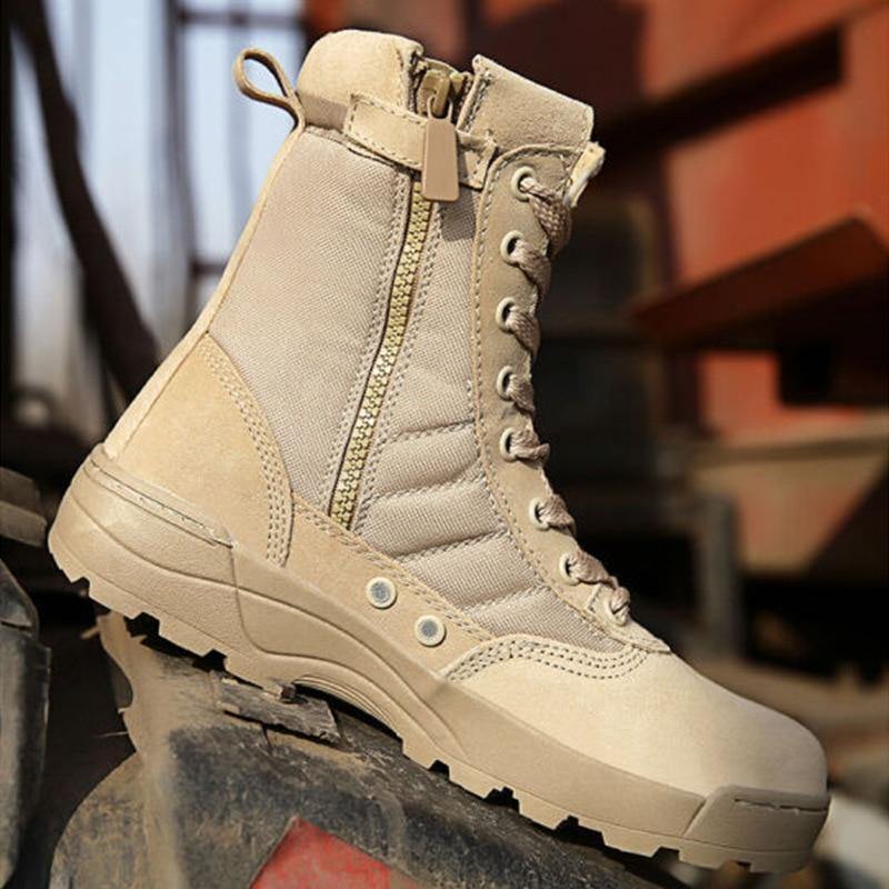 Tomi Military Style Work & Safety Shoe - The Trendy