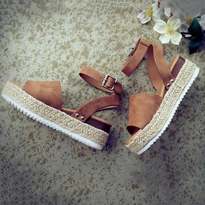 Varcy Women Wedge Sandals - The Trendy