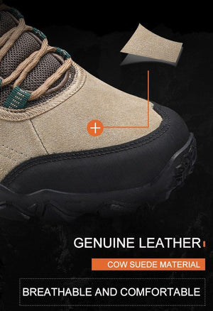 Humtto Leather Hiking Shoes - The Trendy